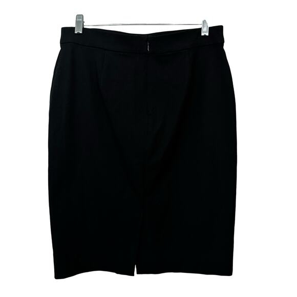 J Crew Skirt Black No 2 Pencil Skirt Size 6 Career Academia Professional Office - Picture 3 of 6